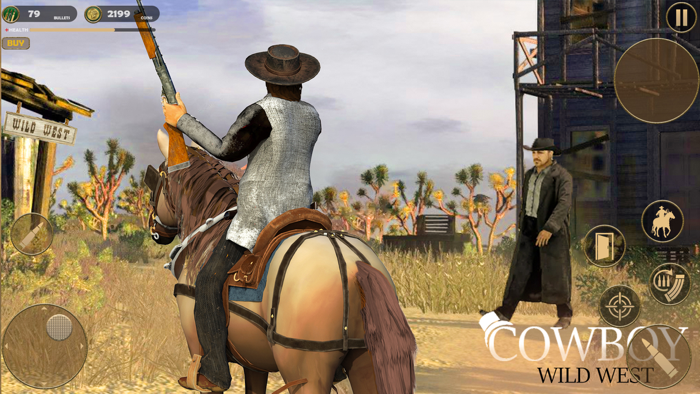 الغرب كاوبوي لعبة ركوب الخيل
