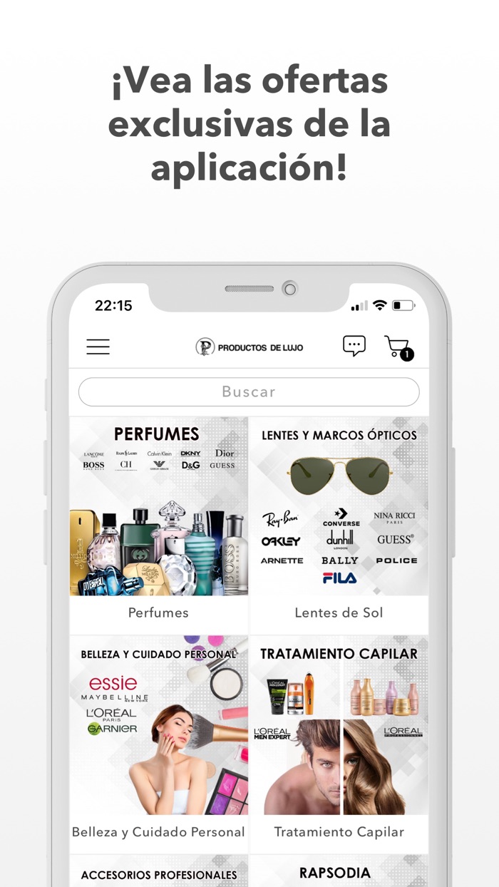 Productos de Lujo App