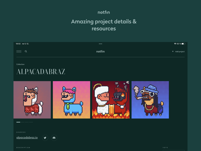 notfin New NFT  crypto art