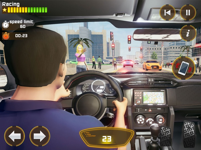 Crazy Taxi Driving School Sim
