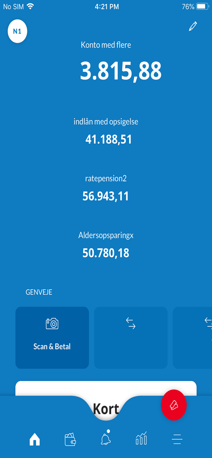 Fanø Sparekasse mobilapp
