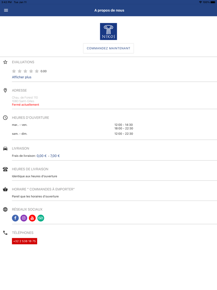 La Grillade chez Nikos