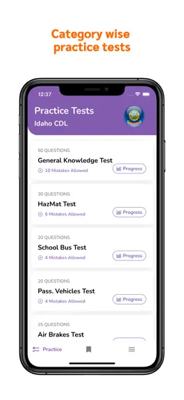 Game screenshot Idaho CDL Permit Test 2022 mod apk