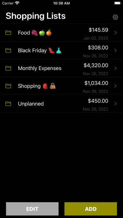 Simple Shopping List - Expense screenshot 3