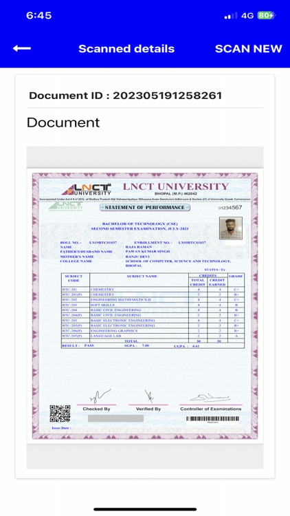 LNCT Bhopal SeQR Scan screenshot-8