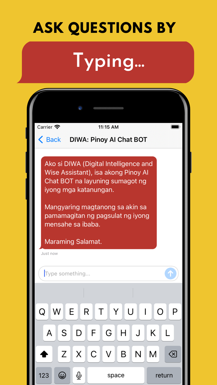 DIWA Pinoy AI Chat BOT