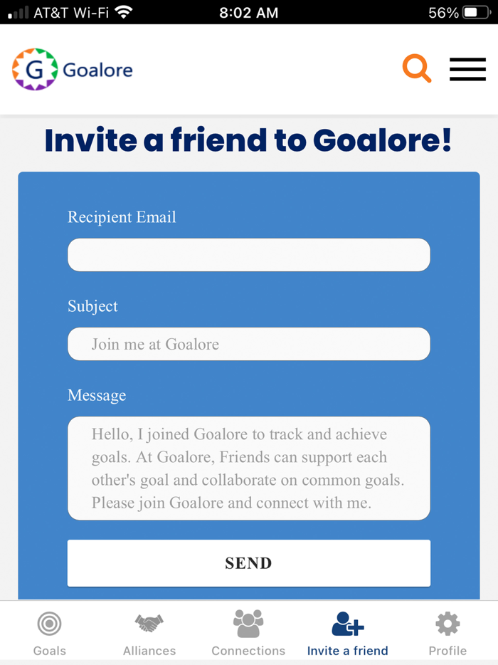 Goalore. Achieve Goals.