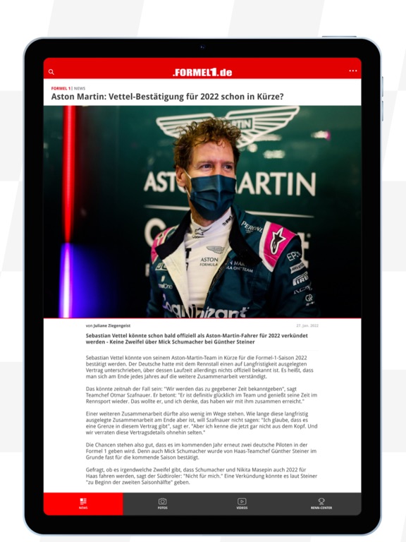 Formel1.de screenshot 3