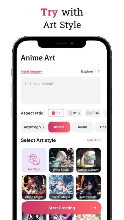 Anime Art & AI Art Generator screenshot-4