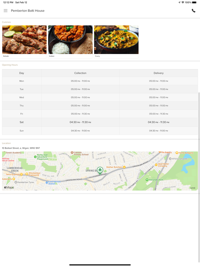 Pemberton Balti House