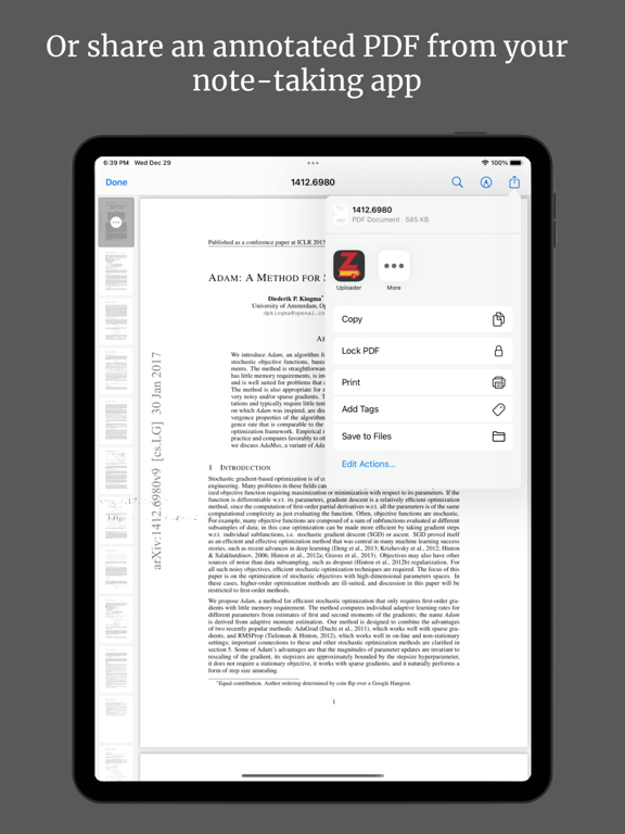 Uploader for Zotero Uploader for Zotero