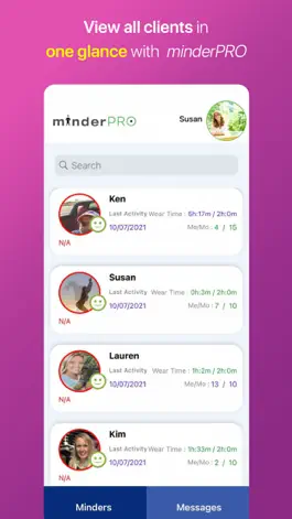 Game screenshot minderPRO: Health Coach CRM mod apk