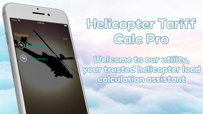 Screenshot #1 pour Helicopter Tariff Calc Pro