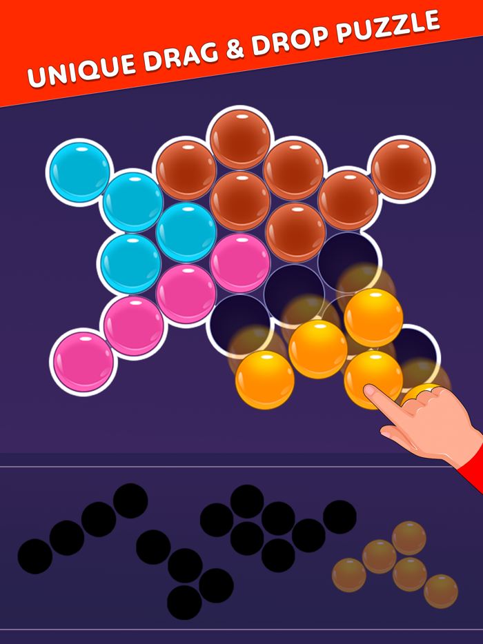 Bubble Tangram Puzzle Master