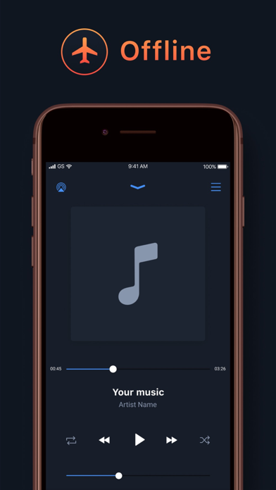 Musik offline hören: video mp3 app screenshot 2 by Vira Perova - appdatabase.net