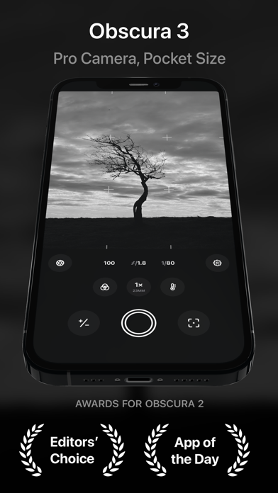 Obscura 3 — Pro Camera iPhone app afbeelding 1