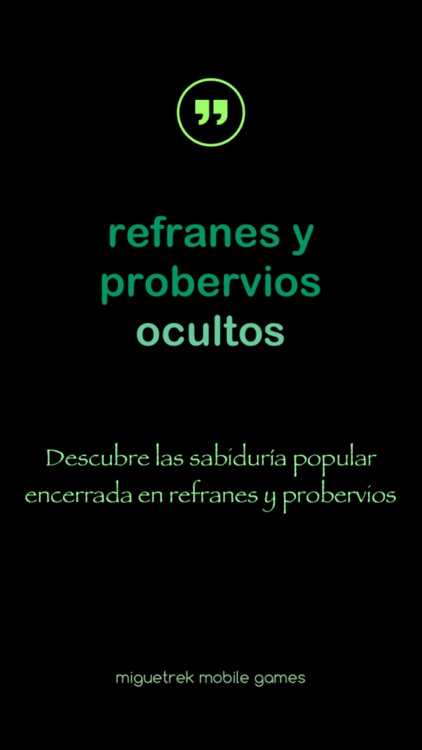 Refranes y Proverbios Ocultos