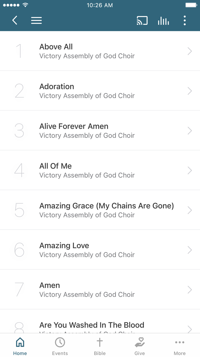 Victory Assembly App