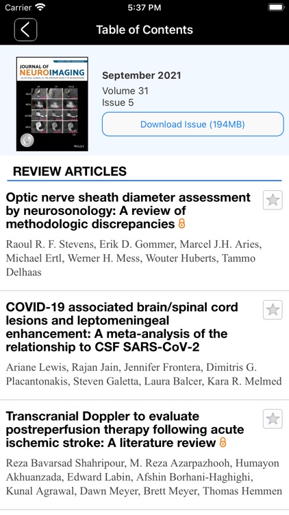 Journal of Neuroimaging screenshot-3