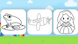 Game screenshot Colouring and drawing for kids apk