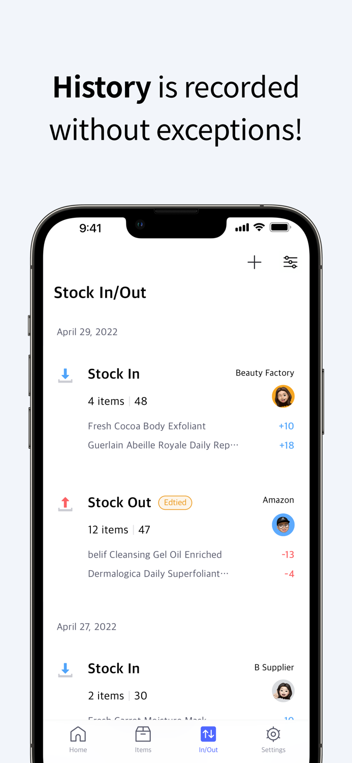 Inventory Management - BoxHero