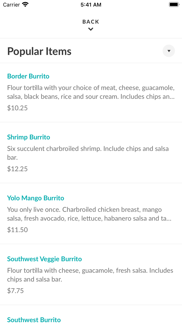 Dos Coyotes Border To Go