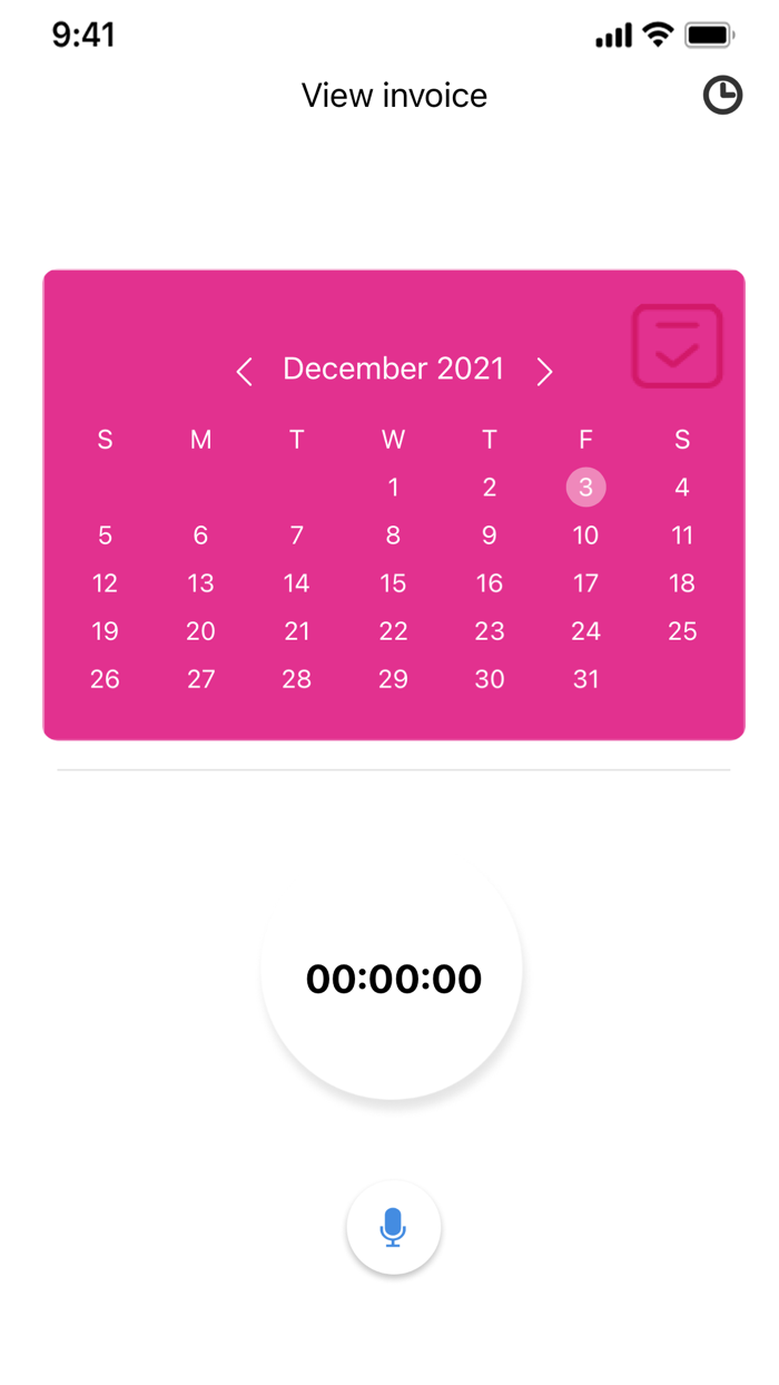 Calendar recorder