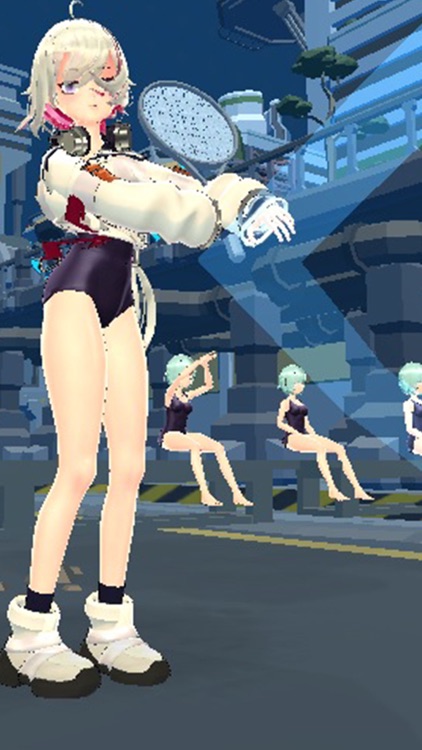 Hyper Tennis Girls screenshot-3