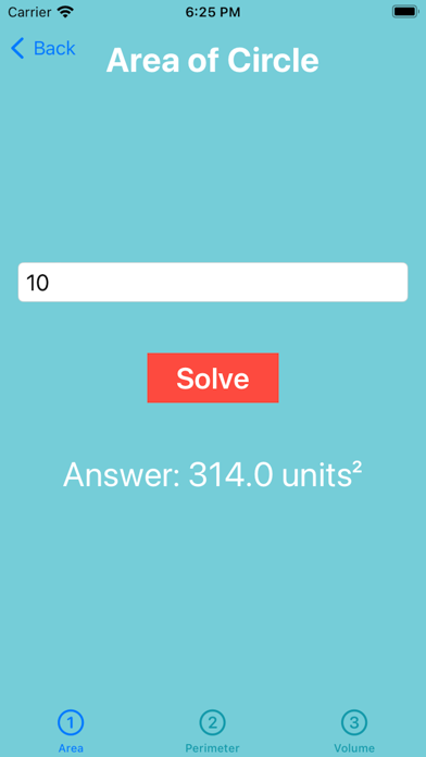 Screenshot #2 pour Area Calc