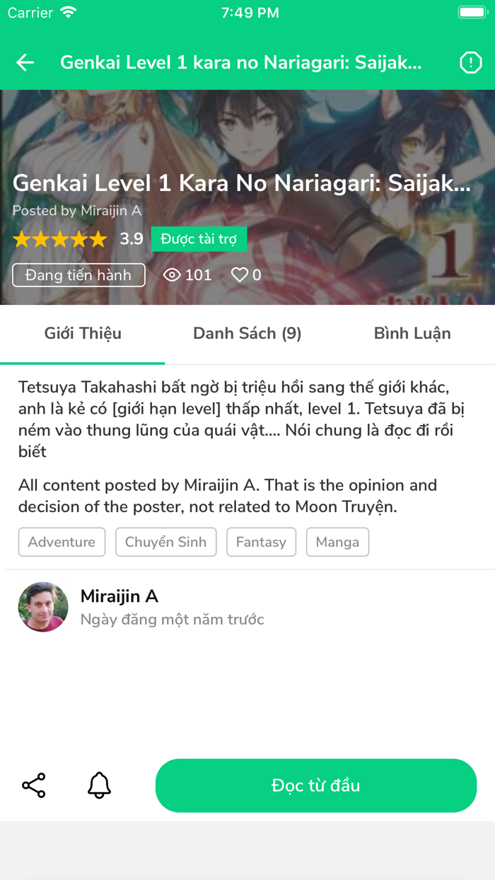 Moon Truyện - MXH Đọc Truyện