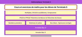 Game screenshot Maths Terminale (S) hack