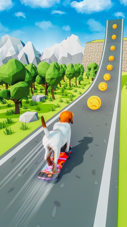 SlingShot Dog Stunts Game