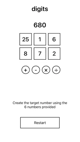 Game screenshot Digits, fun number game apk