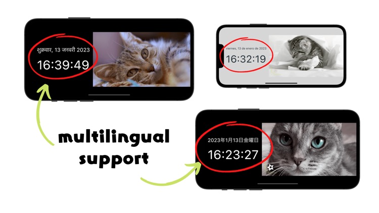 Cat Clock App Pro.No Ads screenshot-5