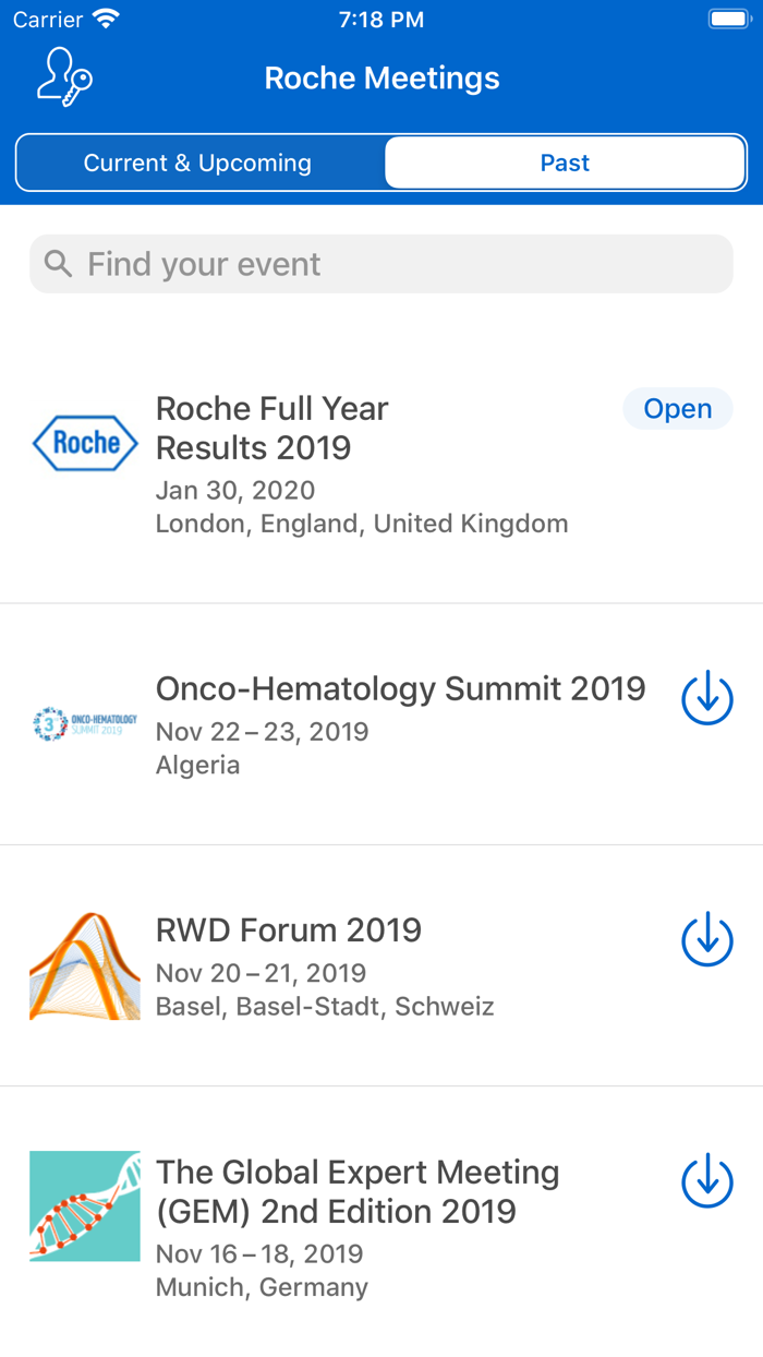 Roche Global Meetings