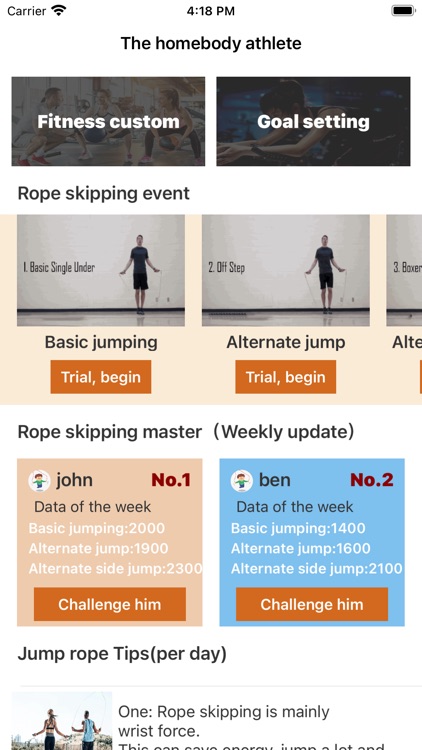 The homebody athlete