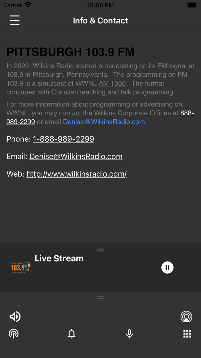 WWNL FM 103.9