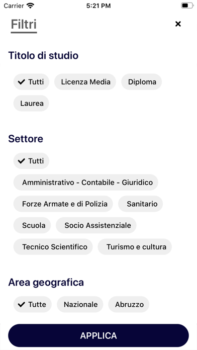 Gazzetta Ufficiale Concorsi screenshot 3