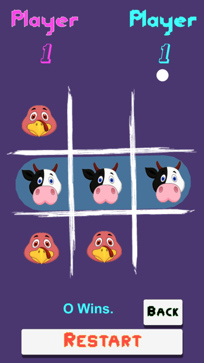 Tic Tac Toe - Animals