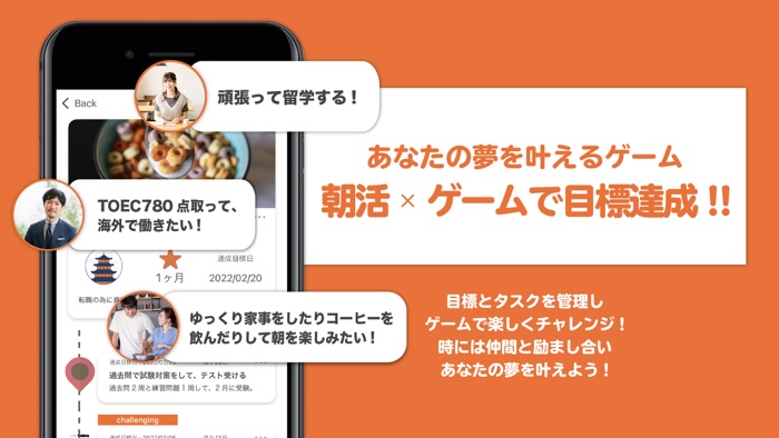 アサクエ - 朝活ゲームで習慣化・目標達成夢を叶えよう