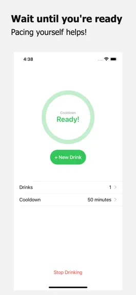 Game screenshot Cooldown: Time your drinks apk