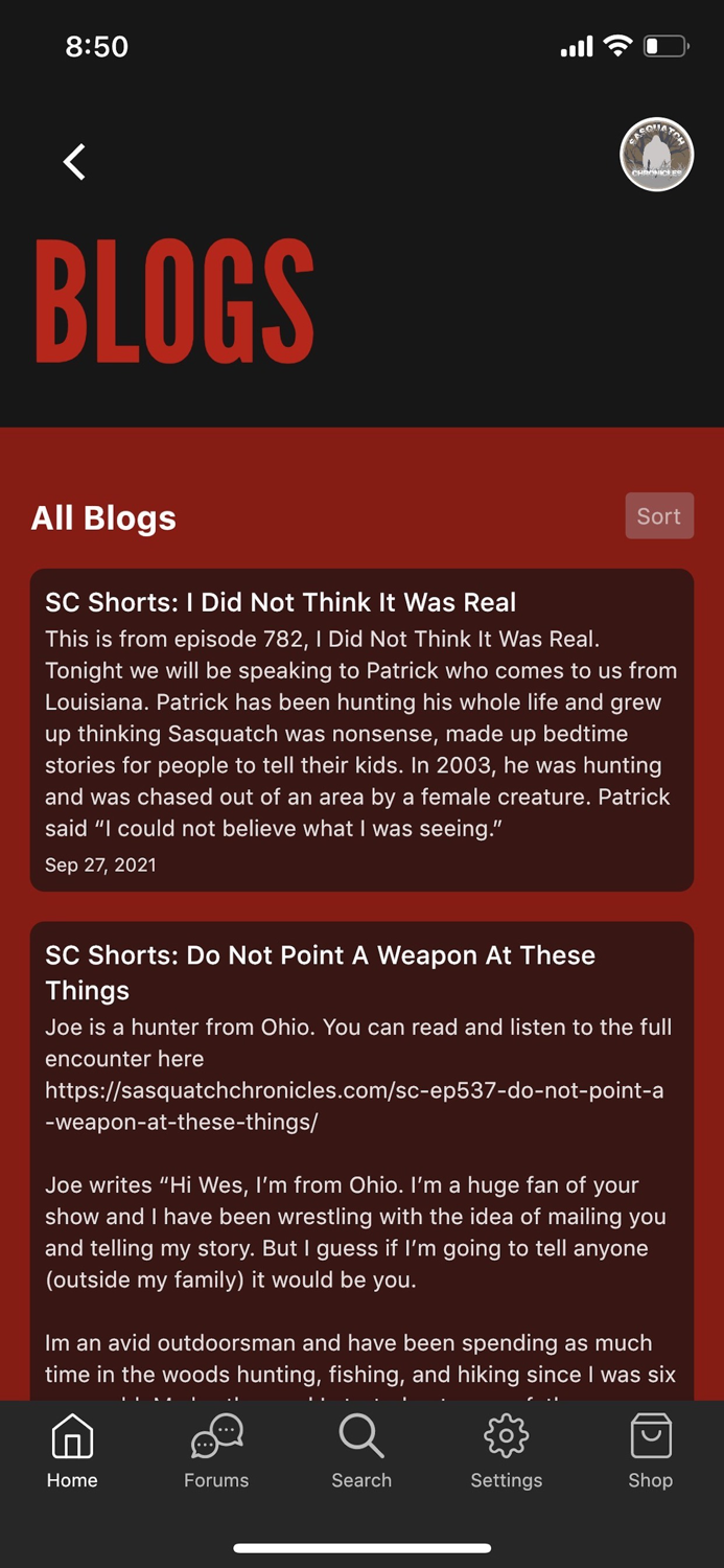 Sasquatch Chronicles