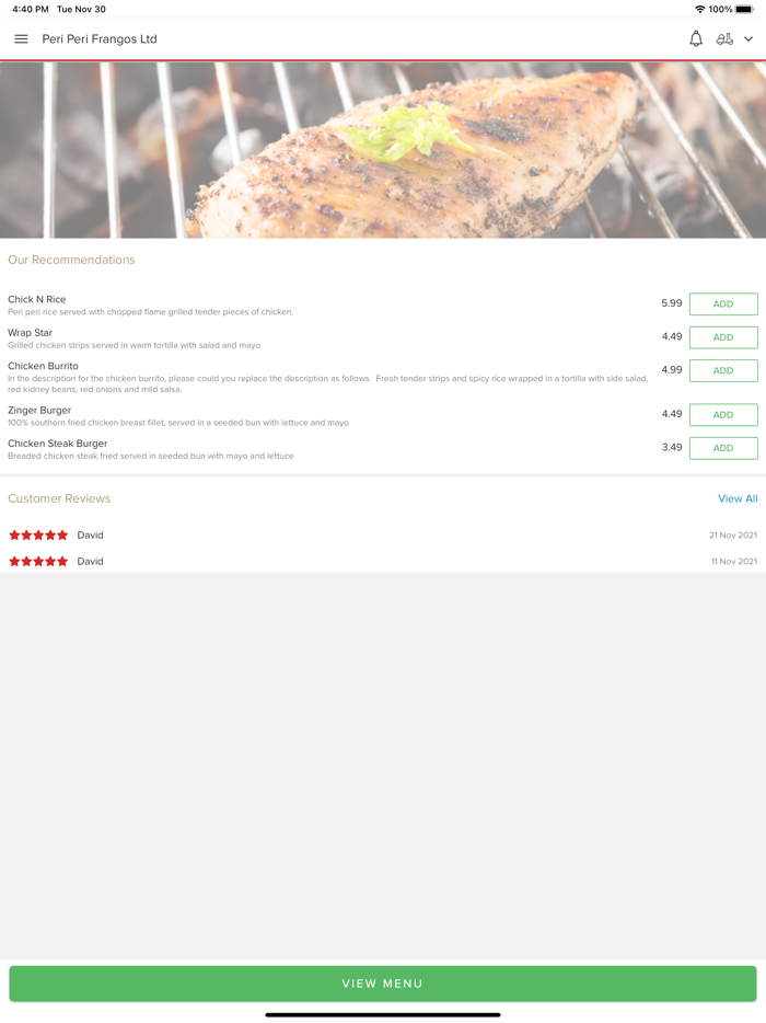 Peri Peri Frangos Ltd