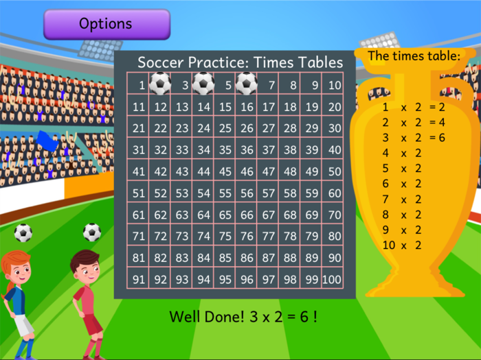 Soccer Times Tables Lite