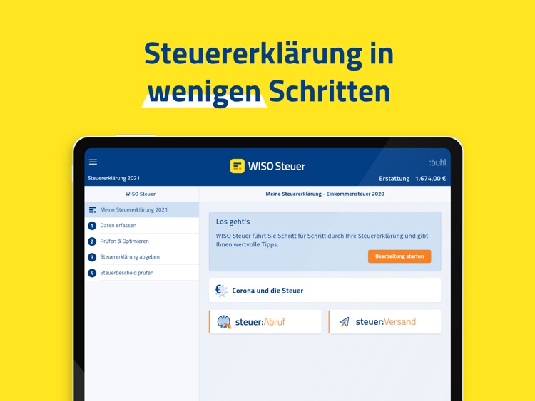 WISO Steuer 2022 Tablet