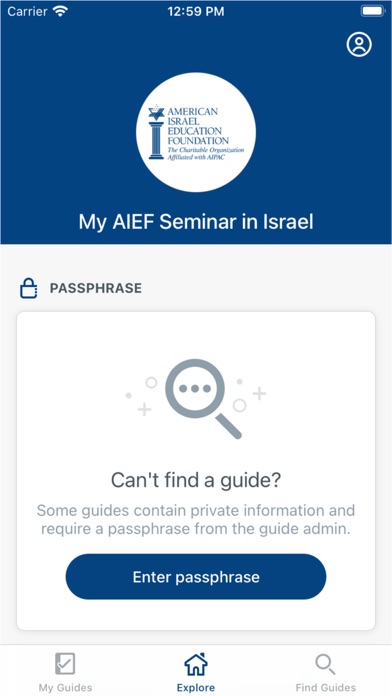 How to cancel & delete My AIEF Seminar in Israel from iphone & ipad 2