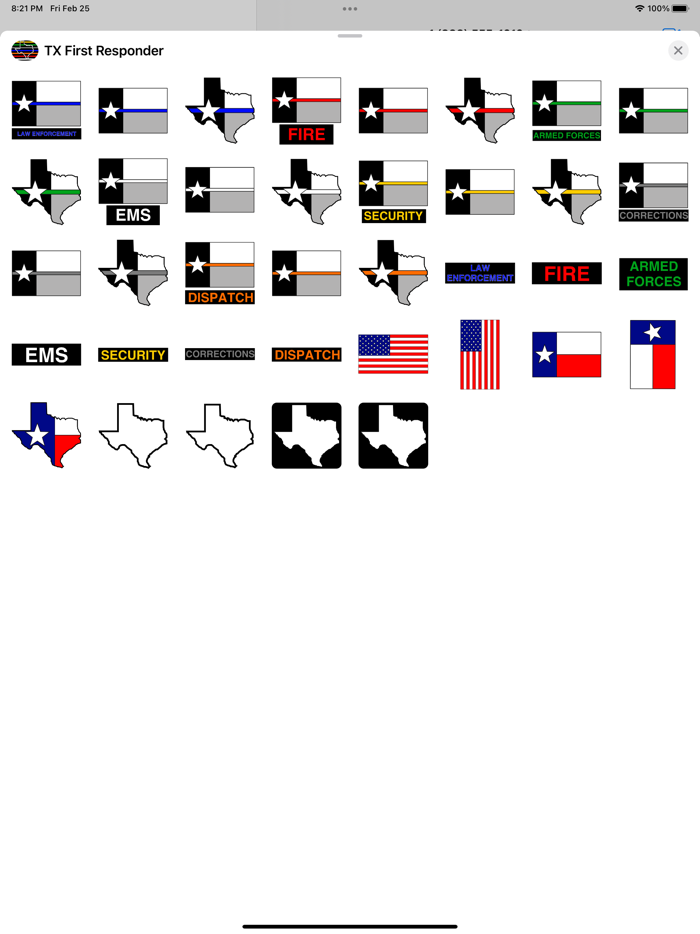 Texas First Responder Flags