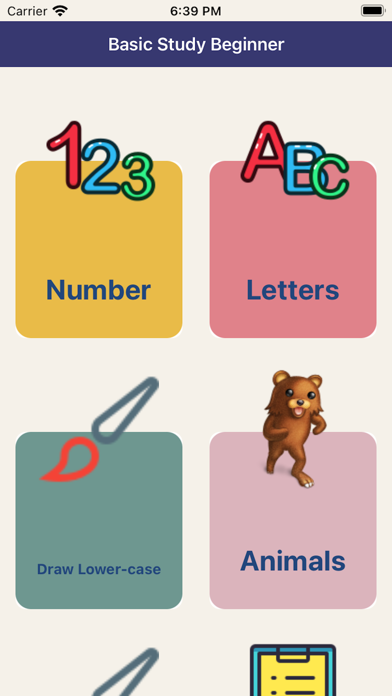 Screenshot #1 pour Basic Study Beginner