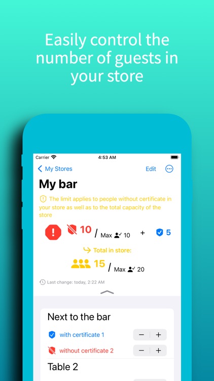 People Counter for Limits Pro+