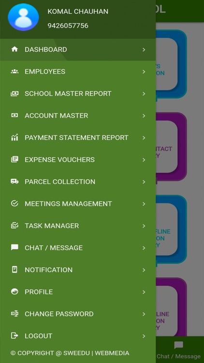 Sweedu Administration App